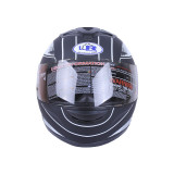 Шолом MD-803 чорний з білим матовим size L - VIRTUE