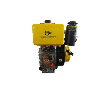 Двигатель 192FE — дизель (под шпонку диаметр 25 мм) (14,8 л.с.) с электростартером — YBX