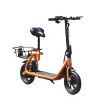 Электросамокат с сиденьем (оранжевый) Q2 36V 10.4AH - SM