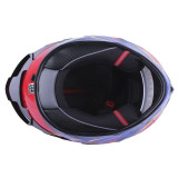 Шлем MD-821 оранжевый с синим size M - VIRTUE