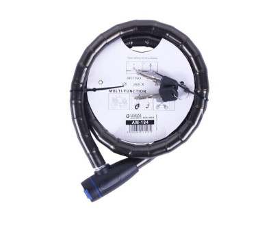 Замок протиугінний 18мм*1000мм (під ключ) ZX4111