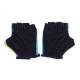 Моторукавички (короткі) ZS01 ТАТА (жовтий з блакитним, дитячі, size S)