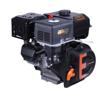 Двигатель бензиновый 194FE TTG (под шпонку, 25 мм) 22 л.с., с понижающим редуктором 1/2, с электростартером