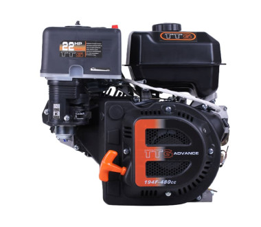 Двигатель бензиновый 194FE TTG (под шпонку, 25 мм) 22 л.с., с понижающим редуктором 1/2, с электростартером