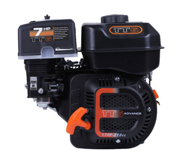 Двигун бензиновий 170F TTG (з понижувальним редуктором 1/2) 7 к.с.