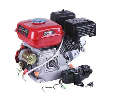 Двигун бензиновий 170FE ТАТА (з виходом валу під шліц, 20 мм) з електростартером, 7 к.с.