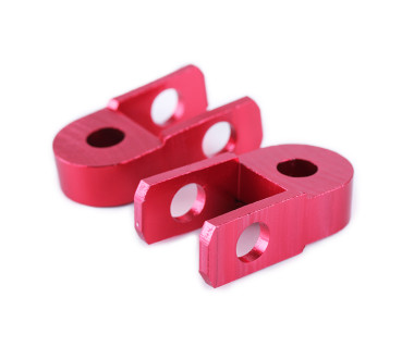 Подовжувач заднього амортизатора, к-т 2 шт.: 25 мм, червоний - AM