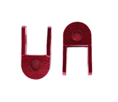 Подовжувач заднього амортизатора, к-т 2 шт.: 25 мм, червоний - AM