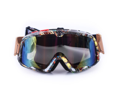 Мотоокуляри V002 VIRTUE, коричневі