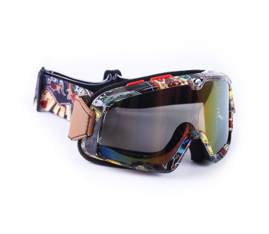 Мотоокуляри V002 VIRTUE, коричневі