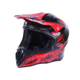 Шолом MD-902 чорний з червоним size L - VIRTUE