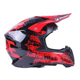 Шолом MD-902 чорний з червоним size L - VIRTUE