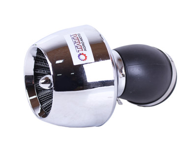 Фільтр нульовий "Turbo" хром. Ø38 мм 45° - АМ