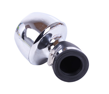 Фільтр нульовий "Turbo" хром. Ø38 мм 45° - АМ