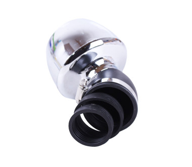 Фільтр нульовий "Turbo" хром. Ø38 мм 45° - АМ