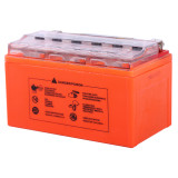 Акумулятор гелевий, 7АH UTX7A-BS, помаранч., 150*87*94 мм, З ДИСПЛЕЄМ - OUTDO