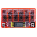 Акумулятор гелевий, 7АH UTX7A-BS, помаранч., 150*87*94 мм, З ДИСПЛЕЄМ - OUTDO