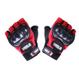 Моторукавички YM001-15 (короткі) червоні size L