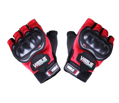 Моторукавички YM001-15 (короткі) червоні size L