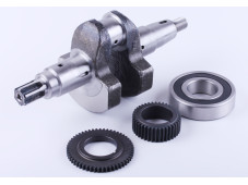 Коленвал в сборе под шлицы диаметр 25 мм - 186F