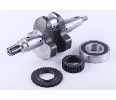 Коленвал в сборе под шлицы диаметр 25 мм - 186F