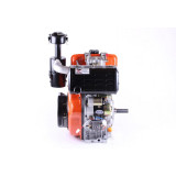 Двигун дизельний з електростартером 186FЕ ТАТА (з виходом валу під шпонку, 25 мм) 9 к.с.