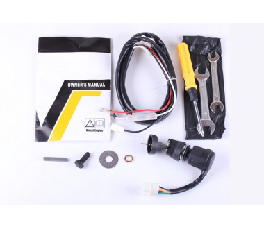 Двигун дизельний з електростартером 186FЕ ТАТА (з виходом валу під шпонку, 25 мм) 9 к.с.