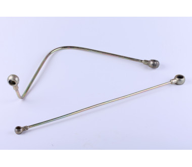 Масляные патрубки металлические, к-т: 2 шт. - 195N