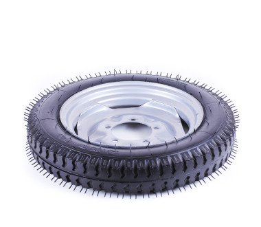 Колесо у зборі 4.00*14 (під 5 болтів) 10,05 кг "дорожня" - мототрактор