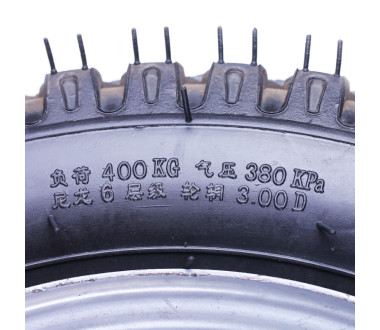 Колесо у зборі 4.00*14 (під 5 болтів) 10,05 кг "дорожня" - мототрактор