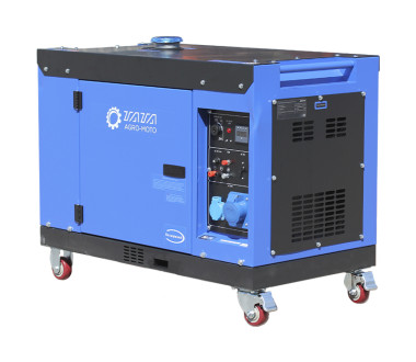 Генератор безшумний дизельний TΛTΛ JM8000TD 5.0/5.5KW (однофазний, зі свічкою розжарення)