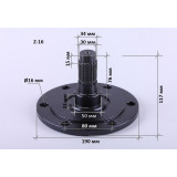 Ступиця колеса переднього Foton 244/254, ДТП 244