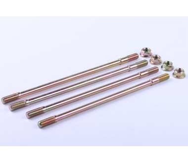 Шпильки + гайки, к-т: 4 шт. - 125/150CC