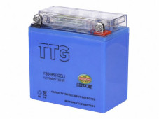 Гелевий акумулятор TTG YB9-BS 9АH 137×76×134 мм синій, з індикатором