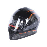 Шлем для мотоцикла, скутера 902 Hunter TTG интеграл (черный с оранжевым, One size 54-61 см)