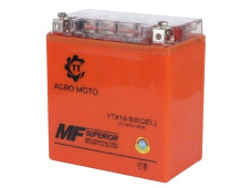 Акумулятор гелевий TT AGRO MOTO YTX16-BS 16АH на генератор, 150×87×161mm помаранчевий