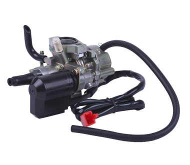 Двигун 125CC - Дельта/Альфа/Актив + радіатор + вентилятор, водяне охл., без електростартеру, BLACK - TATA LUX