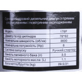 Двигатель дизельный 178F ТАТА (с выходом вала под шлицы, 25 мм) 6 л.с.