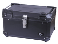 Кофр прямокутний для мотоцикла пластиковий чорний, 60л - YBX