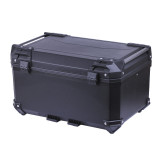 Кофр прямокутний для мотоцикла пластиковий чорний, 60л - YBX