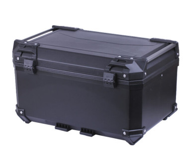Кофр прямокутний для мотоцикла пластиковий чорний, 60л - YBX