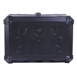 Кофр прямокутний для мотоцикла пластиковий чорний, 60л - YBX