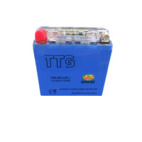 Гелевий акумулятор TTG YB9-BS 9АH 137×76×134 мм синій, з індикатором