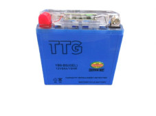 Аккумулятор гелевый TTG YB9-BS 9АH 137×76×134 мм синий, с индикатором