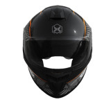 Шолом для мотоцикла, скутера 902 Hunter TTG інтеграл (чорний з помаранчевим, One size 54-61 см)