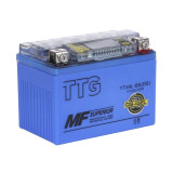 Акумулятор гелевий TTG YTX4L-BS 4AH, 113×70×85 мм на інверторний генератор, синій, з дисплеєм