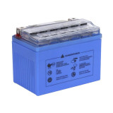 Акумулятор гелевий TTG YTX4L-BS 4AH, 113×70×85 мм на інверторний генератор, синій, з дисплеєм