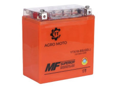 Акумулятор гелевий TT AGRO MOTO YTX16-BS 16АH на генератор, 150×87×161mm помаранчевий