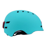 Шолом захисний бірюзовий з габаритним ліхтарем size L - TTG