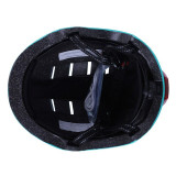 Шолом захисний бірюзовий з габаритним ліхтарем size L - TTG